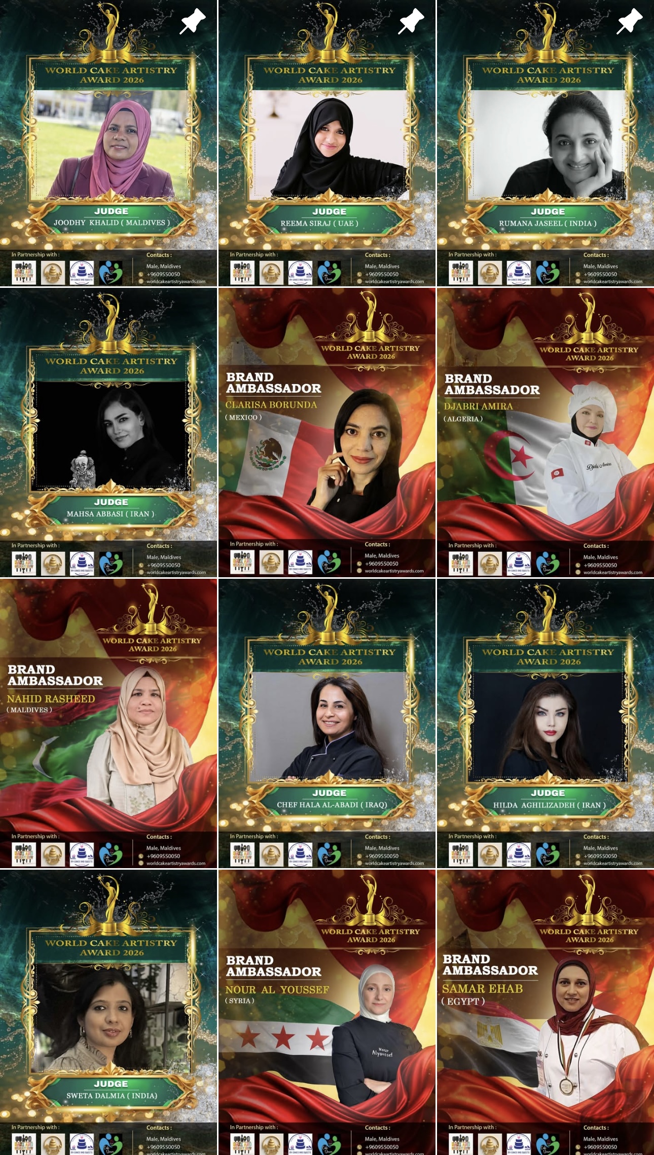 Maldives Set to Shine at World Cake Artistry Awards 2026